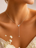 ROUNDED SILVER NECKLACE